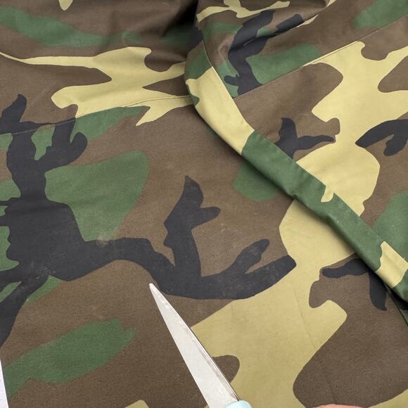 Gore-Tex Gore-Seam Men's  36x30 Camouflage Waterproof Woodland Cover Pants READ - Picture 3 of 11